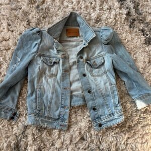 Retrofete Ada Jacket in Light Blue Stone